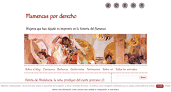 Desktop Screenshot of flamencasporderecho.com